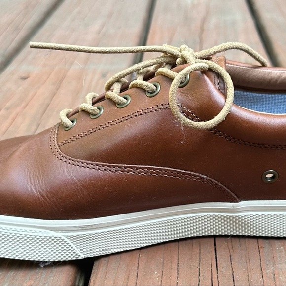 Sperry Men's Striper Plushwave CVO Sneaker, Dark Tan, Men’s, Size 9.5 - Picture 4 of 8